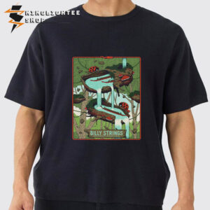 Billy Strings Spring Tour 2025 Lives At Koka Booth Amphitheatre In Cary NC On April 17-19 2025 Exclusive Poster For Show Unisex T-Shirt