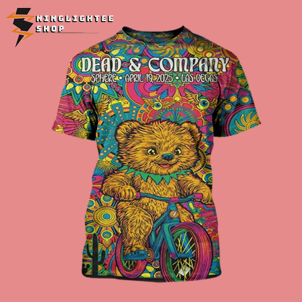 Dead And Company Tour 2025 Live Concert At Sphere Las Vegas At April 19 2025 New Design Art Work For Show All Over Print Shirt Dead And Company Tour 2025 Live Concert At Sphere Las Vegas At April 19 2025 New Design Art Work For Show All Over Print Shirt