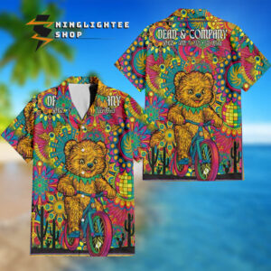 Dead And Company Tour 2025 Live Concert At Sphere Las Vegas At April 19 2025 New Design Art Work For Show Regular Hawaiian Shirt