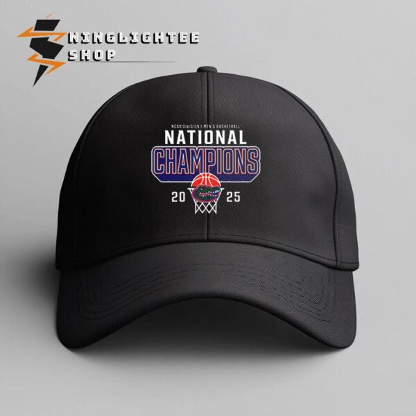 Florida Gators 2025 NCAA Men’s Basketball National Champions Final Four Core Black Hat Cap