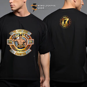 John Cena The Last Real WrestleMania 41 Winner Undisputed WWE Champion 2025 17 Time Titles Unisex T-Shirt Two Sides