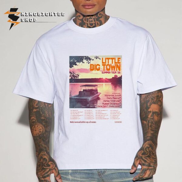 Little Big Town Summer Tour 25 Events Live From July To September 2025 Unisex T-Shirt