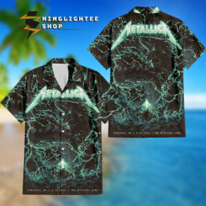Metallica JMA Exclusive Event Tee M72 World Tour 2025 Held At JMA Wireless Dome In Syracuse New York On April 19 2025 Regular Hawaiian Shirt