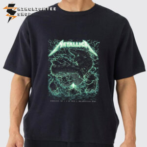 Metallica JMA Exclusive Event Tee M72 World Tour 2025 Held At JMA Wireless Dome In Syracuse New York On April 19 2025 Unisex T-Shirt