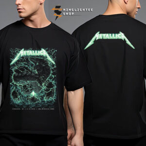 Metallica JMA Exclusive Event Tee M72 World Tour 2025 Held At JMA Wireless Dome In Syracuse New York On April 19 2025 Unisex T-Shirt Two Sides