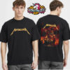 Metallica M72 World Tour 2025 Held At Rogers Centre In Ontario Toronto CA On April 24 2025 Exclusive Poster New Art Work For Tour Unisex T-Shirt 2 Sides