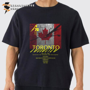 Metallica The M72 Toronto Pop Up Tour 2025 Shop Merch Open On April 23-26 2025 Unisex T-Shirt