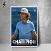 Justin Thomas The Champion Winner Of RBC Heritage Tournament 2025 PGA Tour Poster Home Decor Canvas