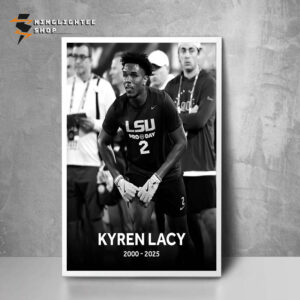 RIP Kyren Lacy Young Player Of LSU Tigers Passed Away At 24 Poster Home Decor Canvas