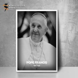 RIP Pope Francis Passed Away On Easter Monday At The Age Of 88 In The Vatican Casa Santa Marta Poster Home Decor Canvas