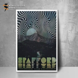 Spafford Tour 2025 Show Held At Pisgah Brewing Company In Black Mountain NC On April 19 2025 Poster For Show Poster Home Decor Canvas