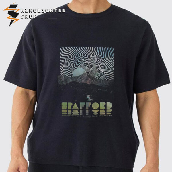 Spafford Tour 2025 Show Held At Pisgah Brewing Company In Black Mountain NC On April 19 2025 Poster For Show Unisex T-Shirt