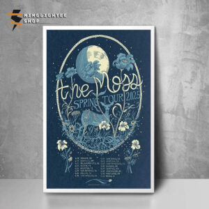 The Moss Band Spring Tour 2025 Schedule Cities Tour Dates Official Art Work Poster For Tour Poster Home Decor Canvas