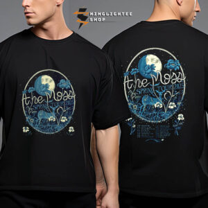 The Moss Band Spring Tour 2025 Schedule Cities Tour Dates Official Art Work Poster For Tour Unisex T-Shirt Two Sides