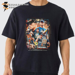 WWE John Cena Defeated Cody Rhodes Wrestle Mania WWE Championship Match 17 Titles Champion Most WWE Championships Unisex T-Shirt